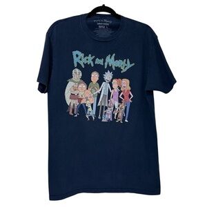 Ripple Junction Rick and Morty Blue Tee